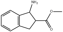 1H-Indene-2-carboxylicacid,1-amino-2,3-dihydro-,methylester(9CI) 구조식 이미지