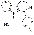 1-(4-chlorophenyl)-2,3,4,9-tetrahydro-1H-beta-carboline hydrochloride Structure