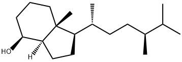 (1R,3aR,7aR)-1-((2R,5S)-5,6-diMethylheptan-2-yl)-7a-Methyloctahydro-1H-inden-4-ol 구조식 이미지