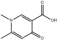 1,6-DIMETHYL-4-OXO-1,4-DIHYDRO-3-PYRIDINECARBOXYLIC ACID Structure