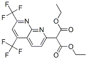 Propanedioic acid, [5,7-bis(trifluoromethyl)-1,8-naphthyridin-2-yl]-, diethyl ester (9CI) Structure