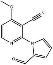 2-(2-FORMYL-1H-PYRROL-1-YL)-4-METHOXYNICOTINONITRILE 구조식 이미지