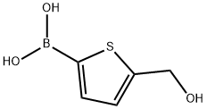 5-Hydroxymethylthiophene-2-boronic acid 구조식 이미지