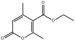 5-Carbethoxy-4,6-dimethyl-2-pyrone 구조식 이미지