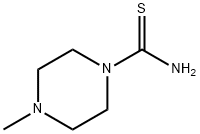 4-METHYLPIPERAZINE-1-CARBOTHIOAMIDE Structure