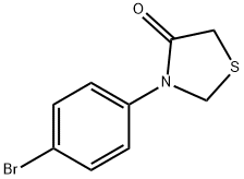 3-(4-BROMOPHENYL)THIAZOLIDIN-4-ONE Structure