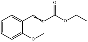ethyl o-methoxycinnamate Structure