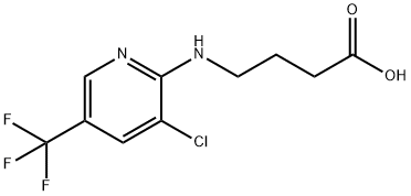 4-[3-Chloro-5-(trifluoromethyl)pyridin-2-ylamino]butyricacid97% Structure