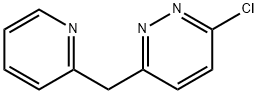 3-CHLORO-6-(2-PYRIDINYLMETHYL)PYRIDAZINE 구조식 이미지