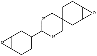 2-(7-oxabicyclo[4.1.0]hept-3-yl)spiro[1,3-dioxane-5,3'-[7]oxabicyclo[4.1.0]heptane] 구조식 이미지