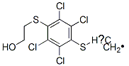 2-[2,3,5,6-테트라클로로-4-(2-히드록시에틸술파닐)페닐]술파닐에탄올 구조식 이미지