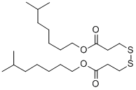 디이소옥틸3,3'-디티오비스프로피오네이트 구조식 이미지
