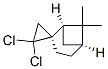 (1alpha,2beta,5alpha)-2',2'-dichloro-6,6-dimethylspiro[bicyclo[3.1.1]heptane-2,1'-cyclopropane] 구조식 이미지