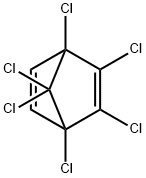1,2,3,4,7,7-헥사클로로비시클로[2.2.1]헵타-2,5-디엔 구조식 이미지