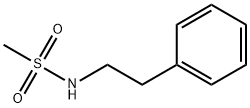 N-phenethylmethanesulphonamide 구조식 이미지