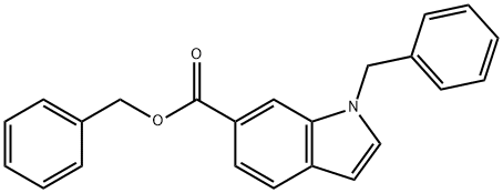 benzyl (1-benzyl)indole-6-carboxylate 구조식 이미지