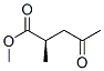 Pentanoic acid, 2-methyl-4-oxo-, methyl ester, (2R)- (9CI) Structure