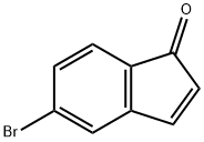 1H-INDEN-1-ONE, 5-BROMO- Structure