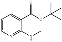 3-Pyridinecarboxylicacid,2-(methylamino)-,1,1-dimethylethylester(9CI) Structure