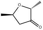 트랜스-디메틸-2,5-디히드로푸란-3(2H)-온 구조식 이미지