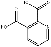 2,3-Pyridinedicarboxylic acid 구조식 이미지