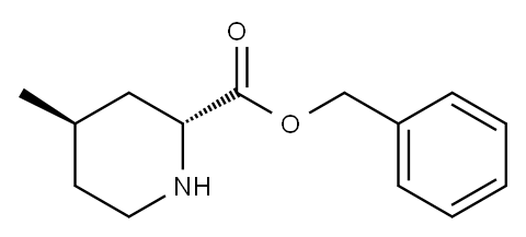 BENZYL (+/-)-TRANS-4-METHYL-PIPERIDINE-2-CARBOXYLATE Structure