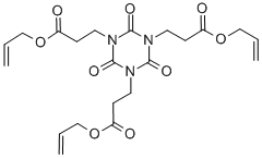 triallyl 2,4,6-trioxo-1,3,5-triazine-1,3,5(2H,4H,6H)-tripropionate 구조식 이미지