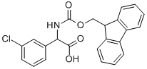 (3-CHLORO-PHENYL)-[(9H-FLUOREN-9-YLMETHOXYCARBONYLAMINO)]-ACETIC ACID Structure