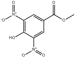 메틸3,5-디니트로-4-하이드록시벤조에이트 구조식 이미지