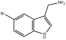 5-BROMO-1H-INDOL-3-METHYLAMINE 구조식 이미지