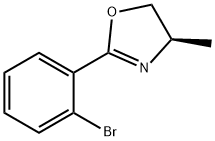 (R)-2-(2-브로모펜일)-4-메틸-4,5-디하이드로옥사졸 구조식 이미지