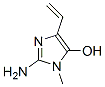 1H-Imidazol-5-ol, 2-amino-4-ethenyl-1-methyl- (9CI) 구조식 이미지