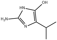 1H-Imidazol-4-ol, 2-amino-5-(1-methylethyl)- (9CI) Structure