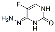 2,4(1H,3H)-피리미딘디온,5-플루오로-,4-히드라존(9CI) 구조식 이미지