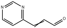 2-Propenal, 3-(4-pyrimidinyl)- (9CI) Structure