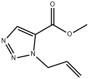 1H-1,2,3-Triazole-5-carboxylicacid,1-(2-propenyl)-,methylester(9CI) 구조식 이미지