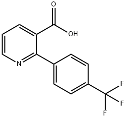 2-(4-트리플루오로메틸페닐)니코틴산 구조식 이미지