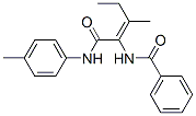 Benzamide, N-[2-methyl-1-[[(4-methylphenyl)amino]carbonyl]-1-butenyl]- (9CI) 구조식 이미지