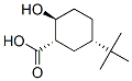 (1alpha,2beta,5alpha)-5-(1,1-dimethylethyl)-2-hydroxycyclohexanecarboxylic acid 구조식 이미지