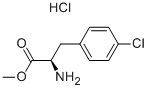 4-Chloro-D-phenylalanine methyl ester hydrochloride 구조식 이미지