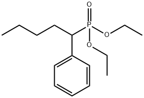 (1-Phenylpentyl)phosphonic acid diethyl ester Structure