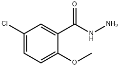 5-Chloro-2-methoxy-benzoic acid hydrazide Structure