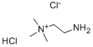 (2-AMINOETHYL)TRIMETHYLAMMONIUM CHLORIDE HYDROCHLORIDE 구조식 이미지