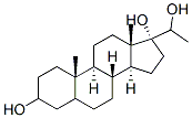 3,17,20-trihydroxypregnane Structure