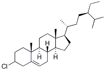 3-chlorostigmast-5-ene Structure