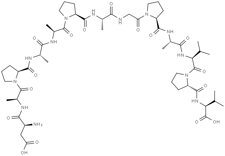 BETA-SHEET BREAKER PEPTIDE Structure