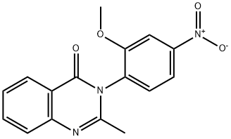 nitromethaqualone 구조식 이미지