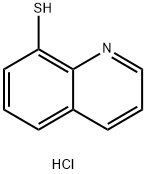 8-퀴노린에티올 하이드로클로라이드 구조식 이미지