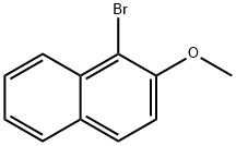 1-BROMO-2-METHOXYNAPHTHALENE 구조식 이미지