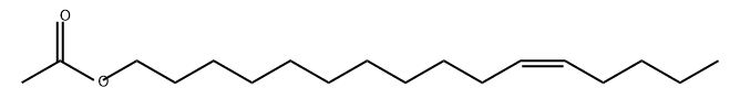 (Z)-11-HEXADECEN-1-YL아세테이트 구조식 이미지